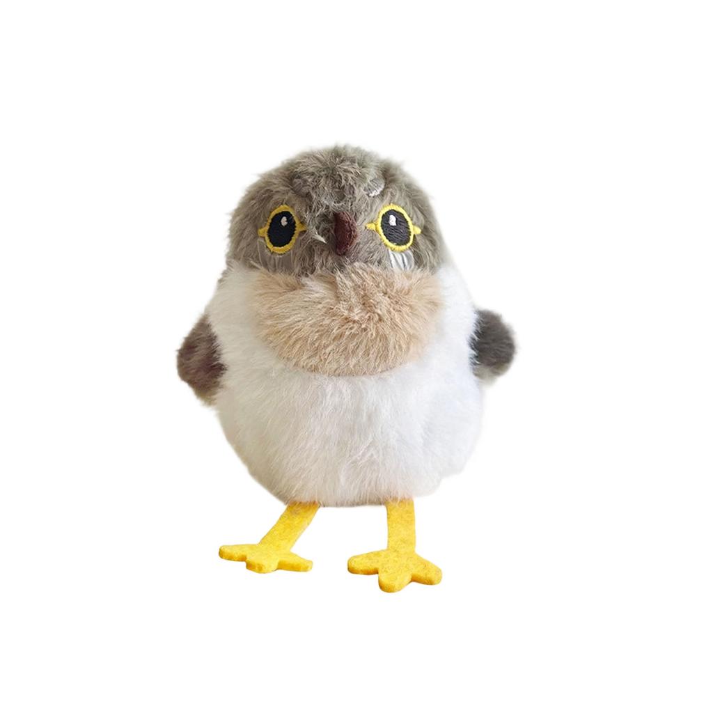 Cats Electric Toy Yellow Dot Sparrow Imitation Quivering Bird