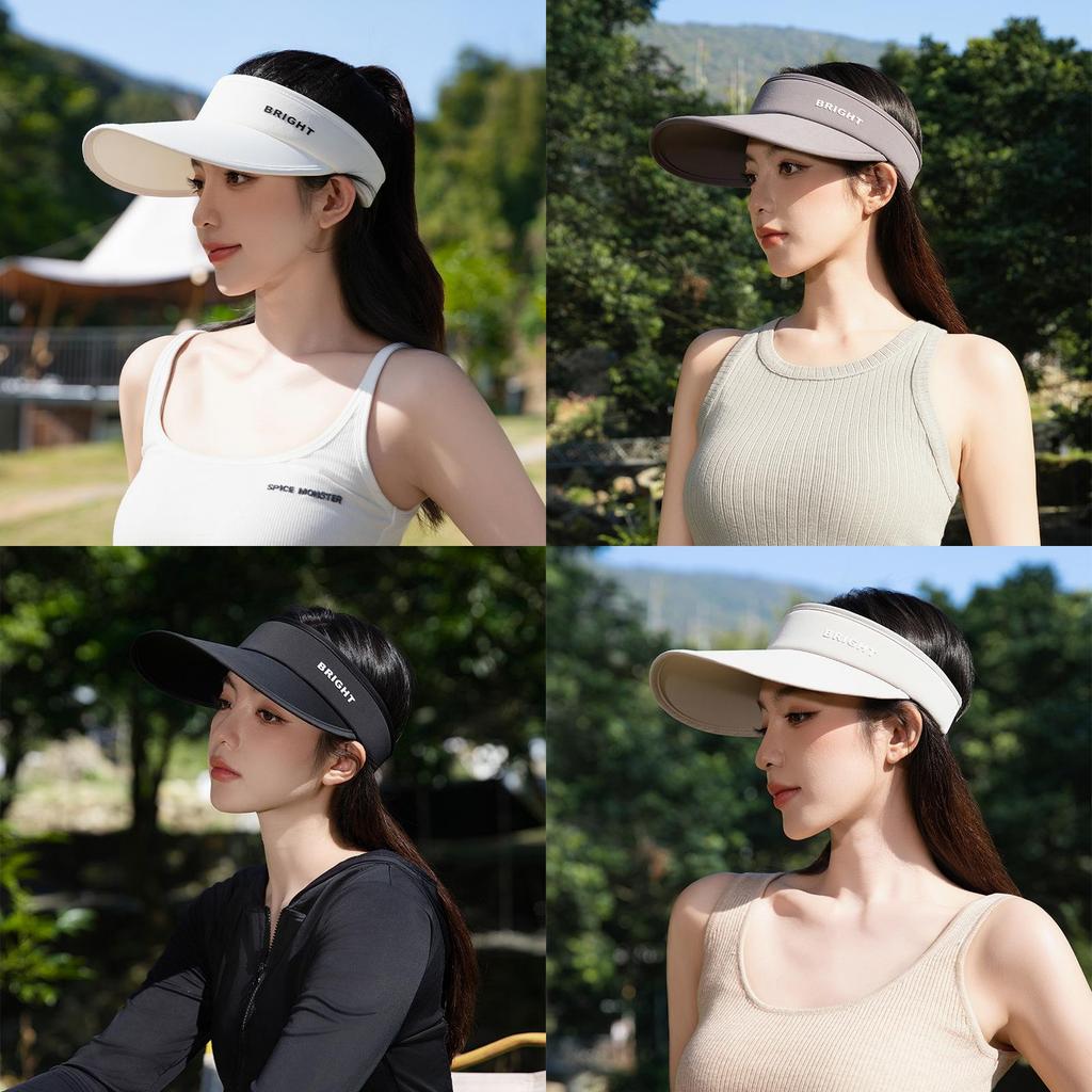 Summer Sun Protection Hat With Wide Brim And Face Shield For Outdoor Women
