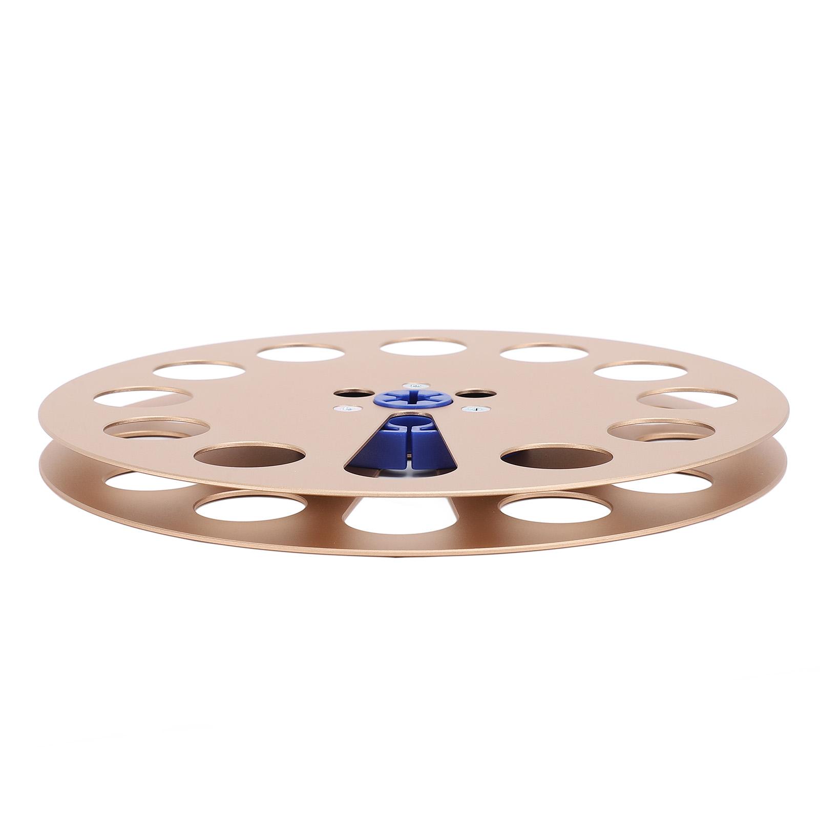 

7 Inch Empty Tape Reel Aluminum Alloy Universal Open Reel Tape Empty Reel for ReVox Studer Silver золотий