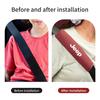 For Jeep Breathable Car Seat Belt Padding Pad Interior Accessories For Jeep Wrangler Renegade Compass Grand Cherokee JK Patri