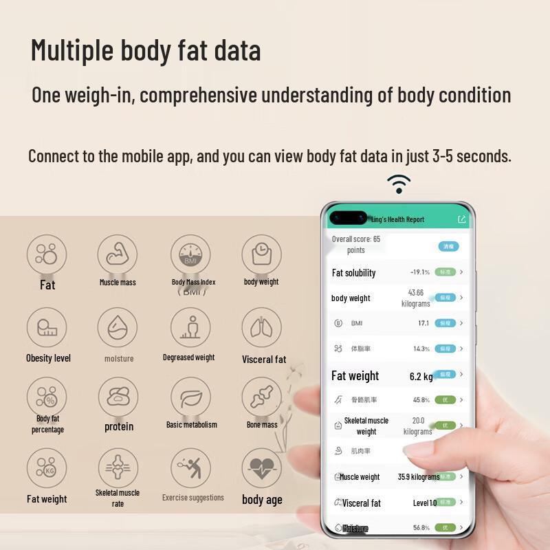 TuYi BF8001 Intelligente Körperfettwaage
