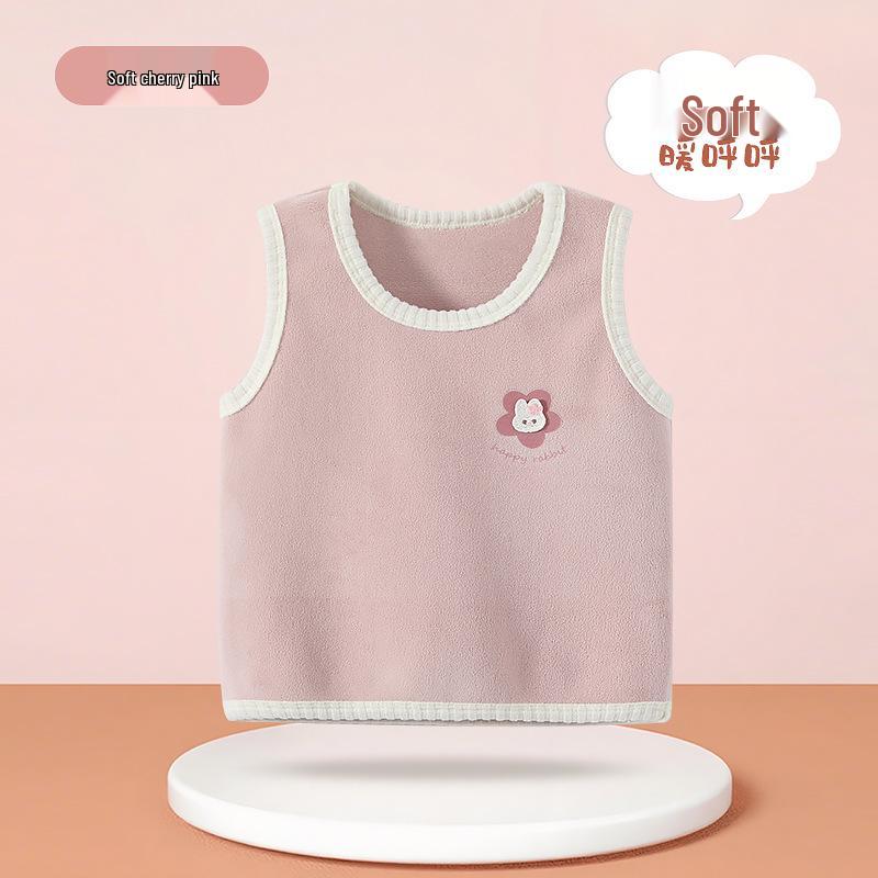 2025 Herbst Baby Mädchen Ärmellose Doppelseitige Fleeceweste (0-3 Jahre)