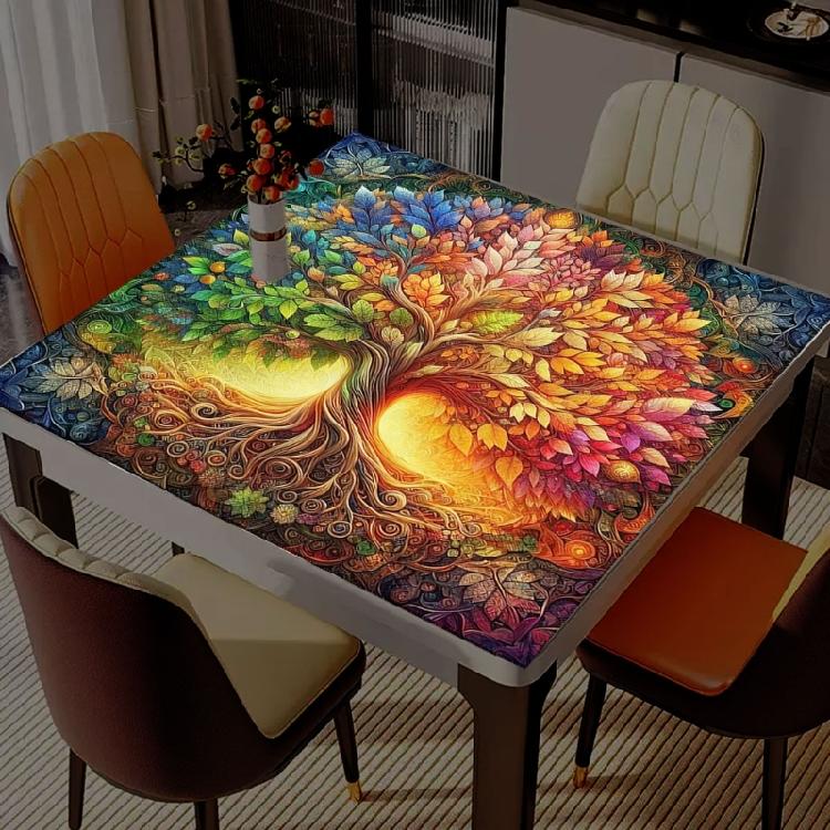 Quadratische Altar Dekorationen Tarots Tischdecke Hexerei Divination Tischdecke Multifunktionale Tarots Karten Tisch Abdeckung