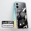 For Xiaomi Poco C81 Pro Case Ring Holder Phone Case Ultra Thin Transparent Car Navigation Silicone Clear Cases For Xiaomi Poco C81 Pro Phone Casing