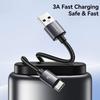 USAMS SJ767 U91 Type-C Cable 3A Fast Charging Data Cable 1m/18W Quick Charge Aluminum Alloy