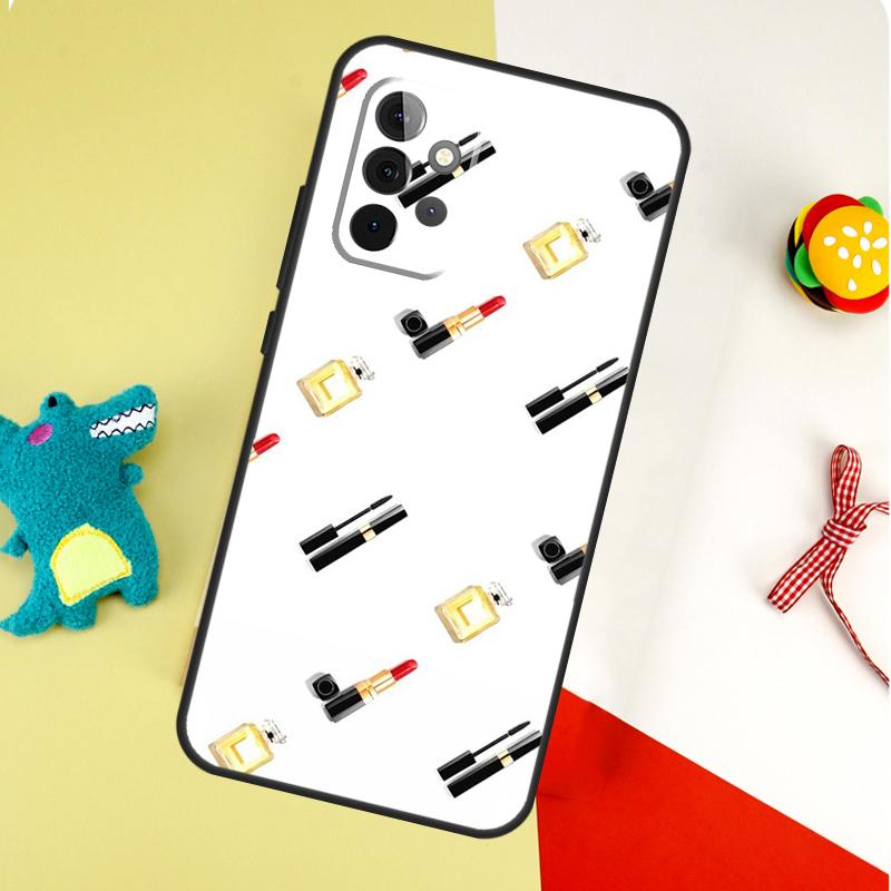 Lipstick Make Up For Samsung Galaxy A55 A35 A15 A54 A34 A14 A53 A33 A13 A05 A06 A16 A22 A32 A52 Phone Case