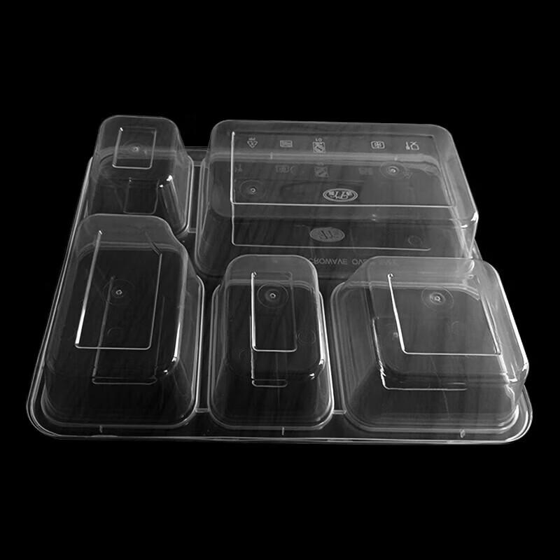 ONYLM 5-Compartment Disposable Meal Prep Containers