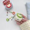 Blue Apple for AirPods Pro1 Apple Bluetooth Wireless 1/1/1 Generation Earphone Cover Cute Cartoon Woman