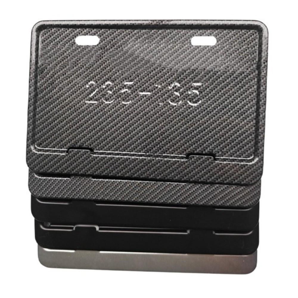 Spezifischer Motorradkennzeichenhalter für die Philippinen Langlebiger universeller Kennzeichenhalter Aluminiumkennzeichenrahmen