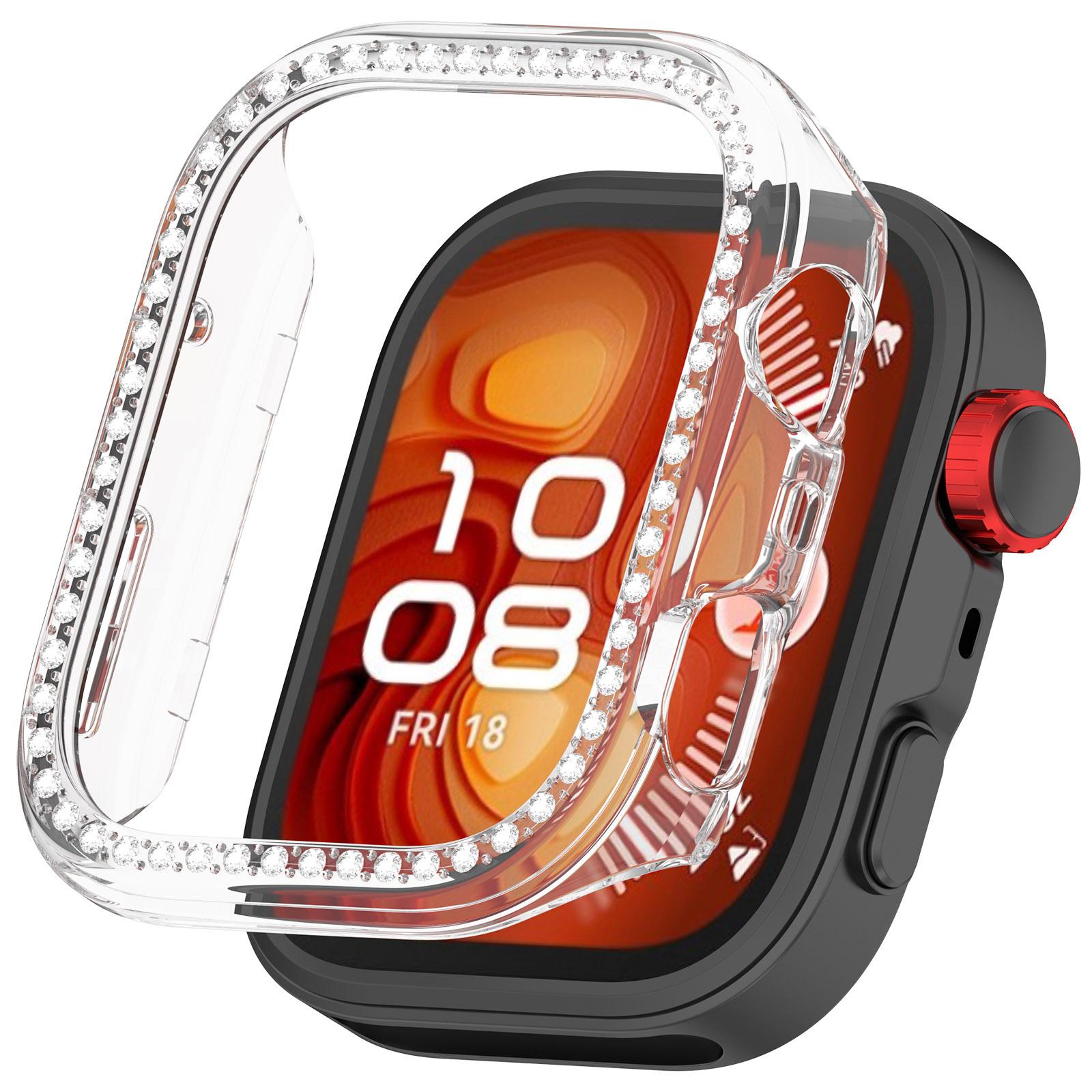 

Алмазный Чехол Для Huawei watch Fit 4 pro Аксессуары Полый Со всех сторон PC Защитный Бампер Рамка Для huawei watch fit 4 3 Чехол For huawei fit 4 pro