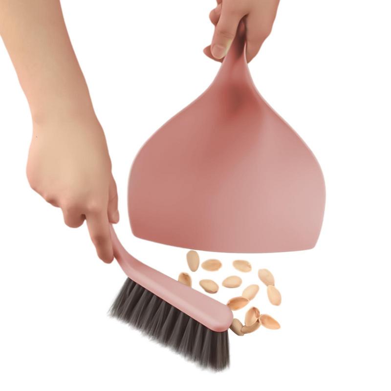 Small Broom Dustpan Set Mini Dustpan and Broom Set Hand Broom Dust Pan Car Cleaning Broom Professional Cleaning Tools