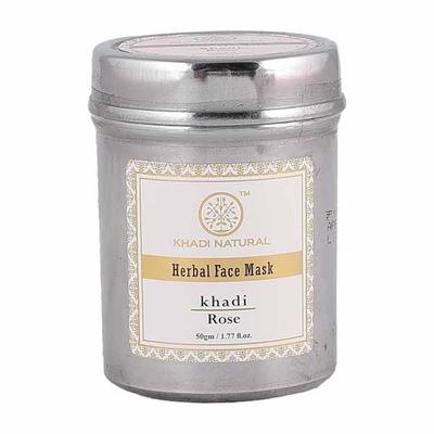 Přírodní omlazující pleťová maska ​​Rose (50 g), Bylinná pleťová maska ​​Rose