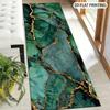 1Pcs Luxury Modern Minimalist Marble Non-Slip Washable Area Rug Runner for Entryway, Living Room, Bedroom & Patio