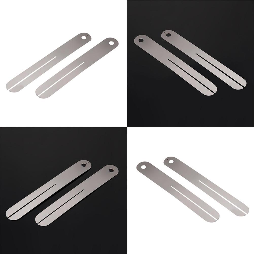 2 Guitar Frets for Fretboard Replacement Protective Spacers Stainless Steel Sheets Suitable for Electric Guitars, Basses, and Ukuleles