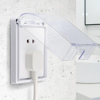 Waterproof 86 Type Switch Protective Cover Splash-Proof Box Power Outlet Electric Plug Cover Kids Safety Socket Protector Home