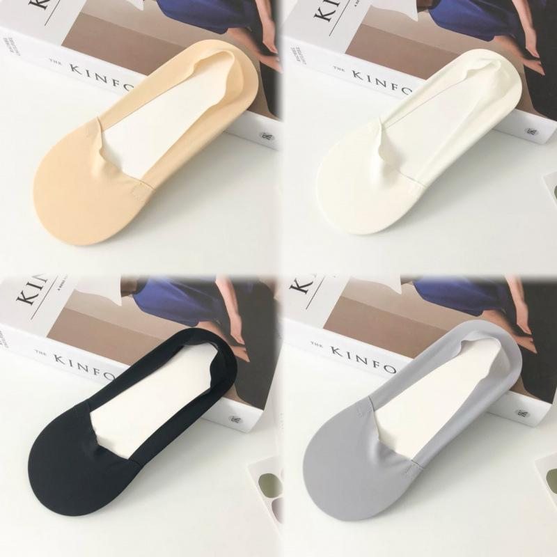 Italian Women s Non-Slip Ice Silk Invisible Socks - Summer Edition One Size