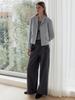 HUNCH Front Unbalanced Wrap Wide Pants