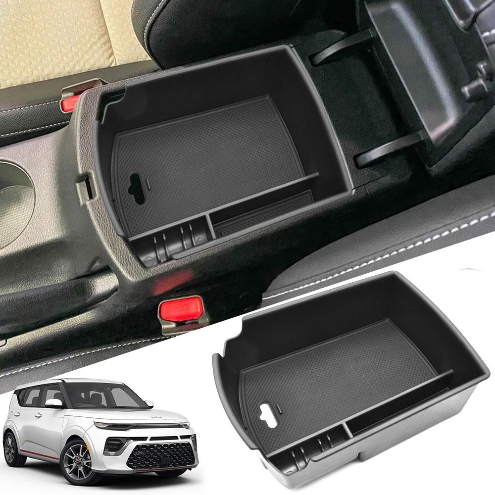 Car Armrest Box Storage For KIA Soul EV S LX GT-Line EX Turbo 2020-2025 Central Control Organizer Tray Auto Interior Accessories