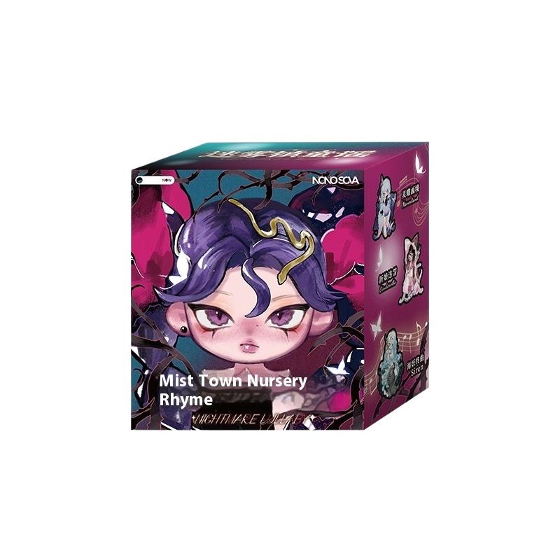 

New Nono Sova Pull Sister Mist Town Children S Rhymes Blind Box Handmade Trendy Play Creative Ornament Halloween Gift (As shown-6663)-