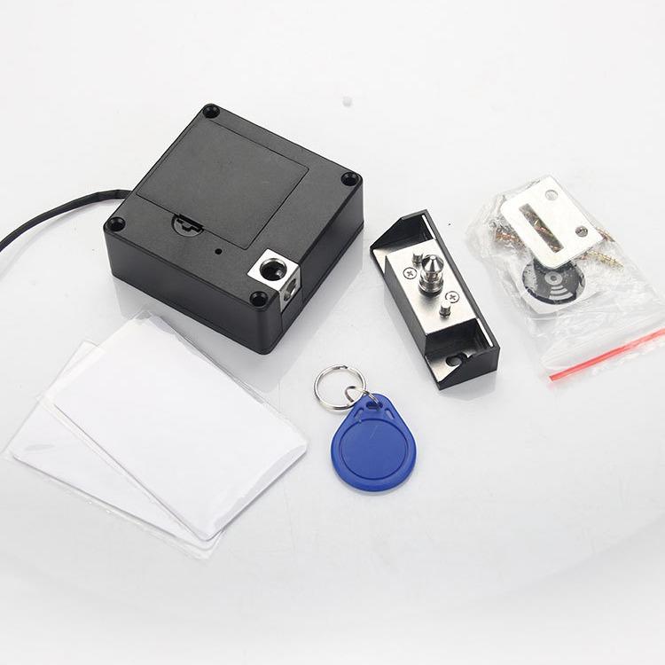 Smart Drawer Lock Invisible Electronic RFID IC Keyless Sensor Unlock Easy-to-Install Intelligent Cabinet Lock Anti-Theft Feature