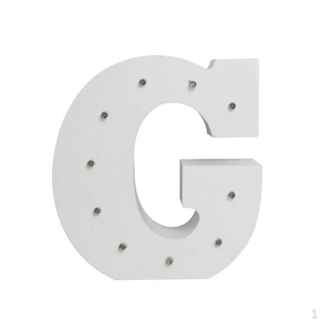 

Wooden 6 LED Vintage Letter Lights
