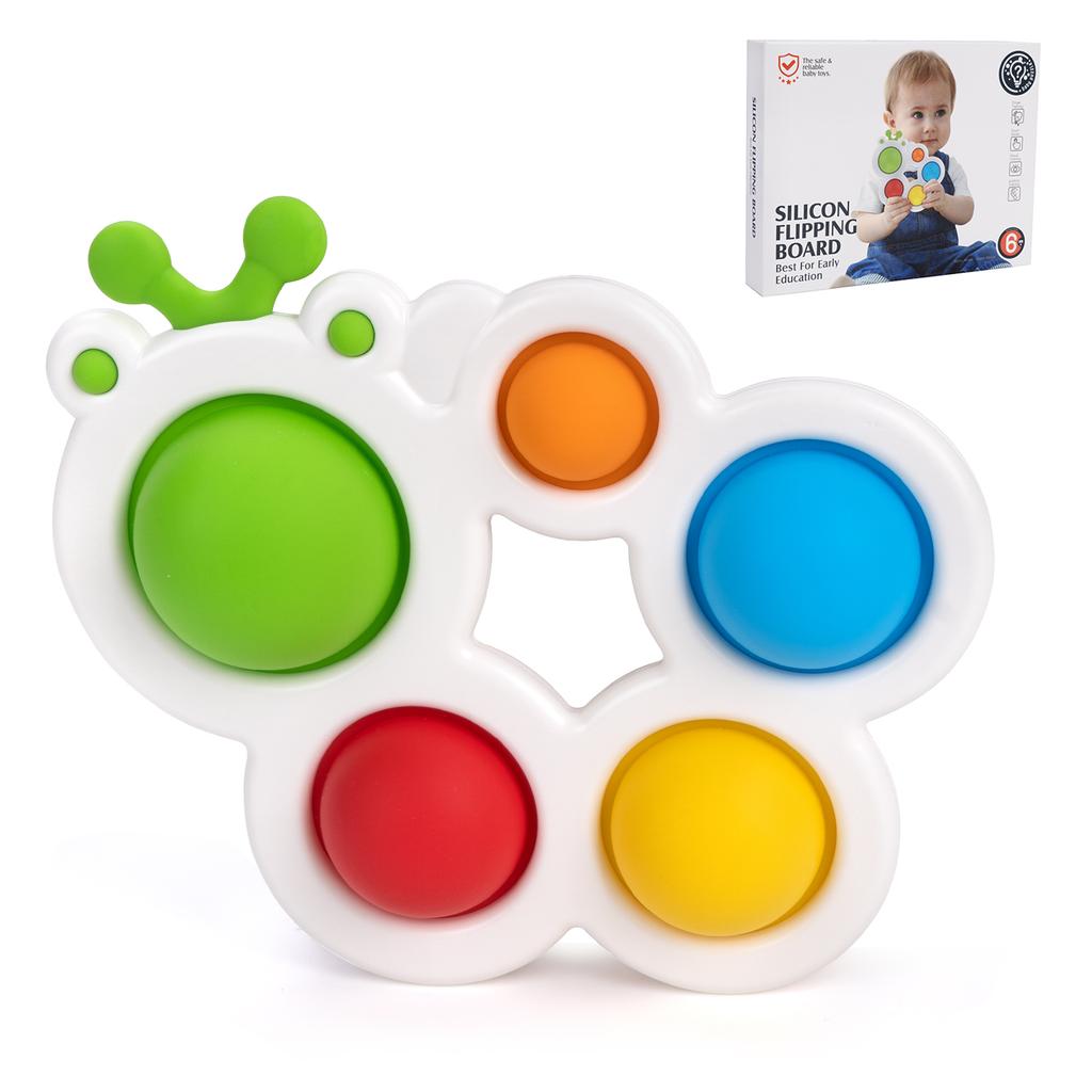 Zabawki na palce dla niemowląt Zabawki antystresowe Kolorowe zabawki sensoryczne Montessori dla niemowląt Wczesna edukacja Intensywny trening Zabawki typu fidget