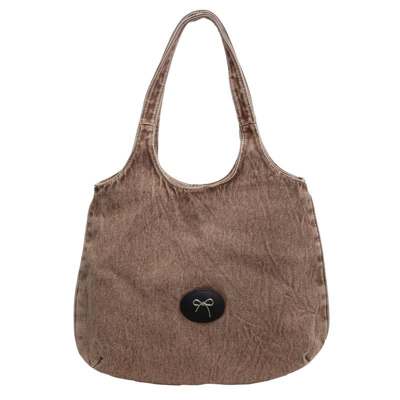 Casual and Versatile Denim Handbag for Women, 2025 New Fashionable and Stylish Large Handbag