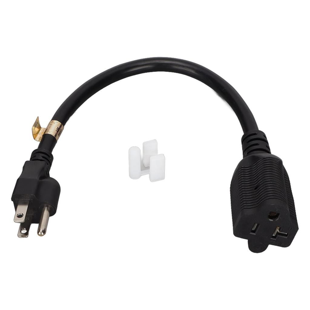 Nema 5-15P to 5-20R Adapter, Safe US Plug 125V Power Extension Cable (Plug and Play) for Computer