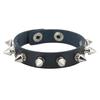 Black Goth Bracelets For Women Punk Boho Emo Spike Rivets PU Leather Bracelet Cuff Bangles Festival Jewelry Party Gifts