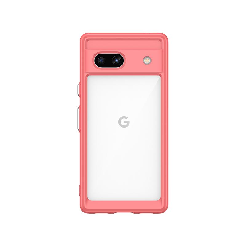 Für Hülle Google Pixel 7A Hülle Pixel 7A Capas Bumper Stoßfest Rückseite Klar Transparent Mehrfarbig Fundas Google Pixel 7 Pro 7A