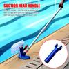 Portable Vacuum Head Brush Swimming Pool Vacuum Cleaner Tool Suction Head Pond SPA Fountain Cleaning Brush Underwater Cleaner