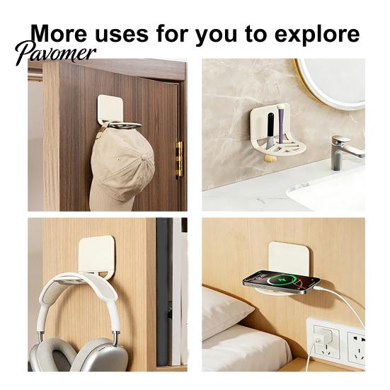 Kitchen Sink Sponge Holder Wall Mounted Flexible Holder, Traceless Adhesive Drain Rack, Space Storage Rack for Soap Saving Bendable And Countertop