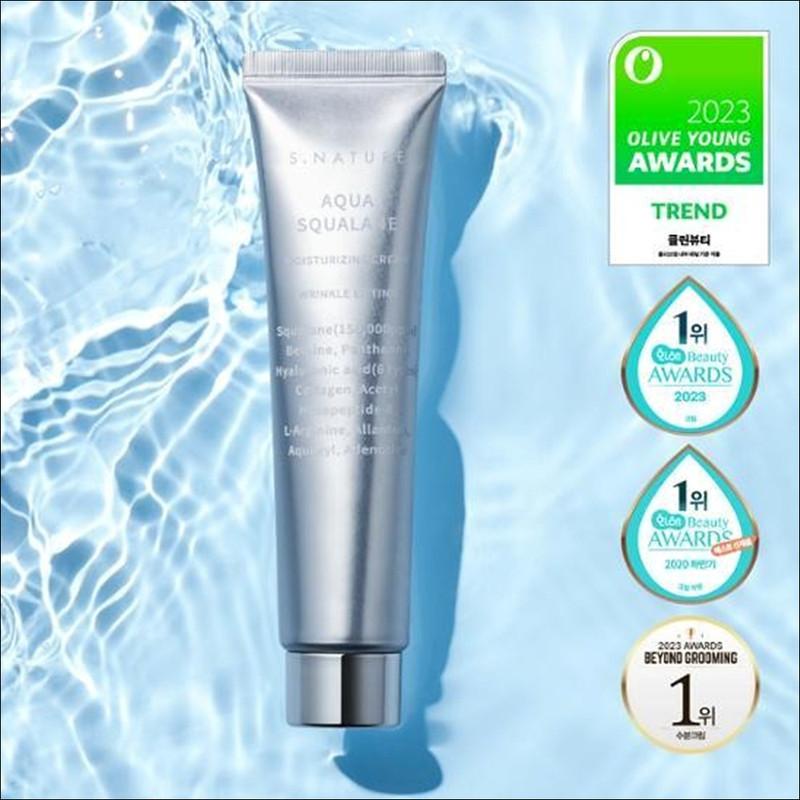 S NATURE AQUA SQUALANE Hydratační krém 60EA