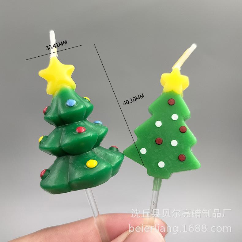 

Atmosphere Christmas Tree Candles Creative Birthday Cake Decoration Party Birthday Candles