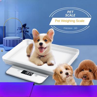 Mini Pet Scale Removable Tray Small Pet Electronic Scale for Cats and Dogs Pet Hospital Weighing