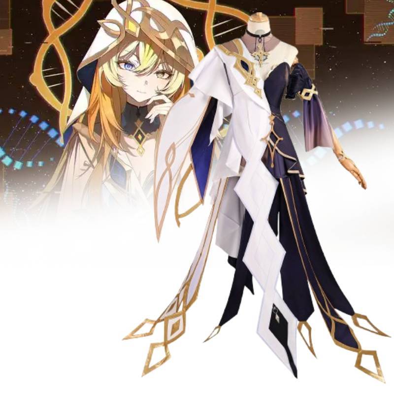 Genshin Impact Istaru Cosplay Costume With Accessories For Anime Role Play