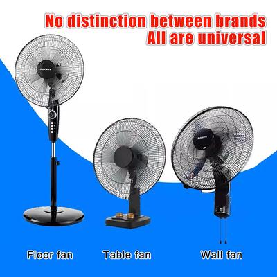 12 Inch Household Plastic Fan Blade Five Leaves With Nut Cover For Pedestal Transparent Table Stand Fanner General Accessories
