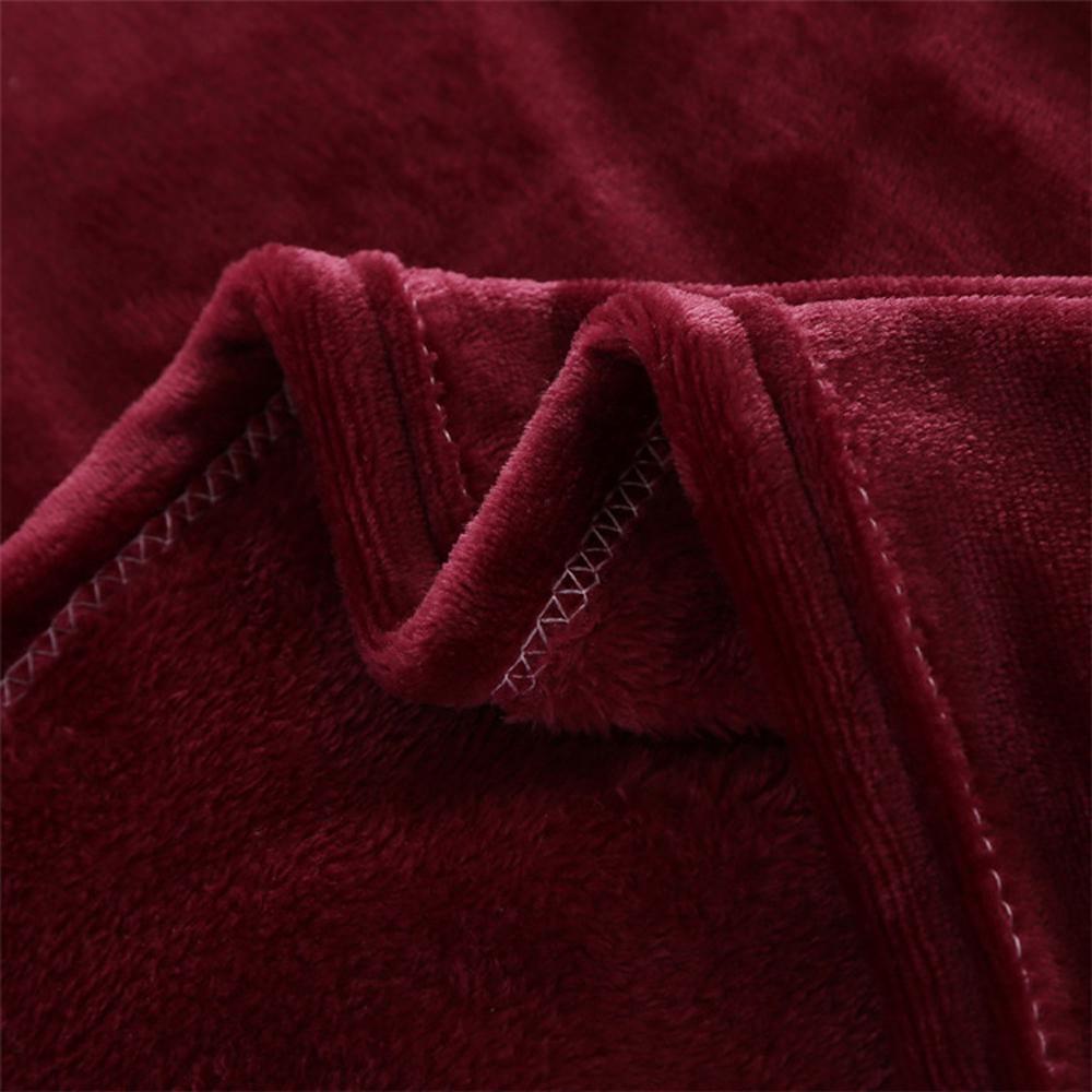 red sweater blanket