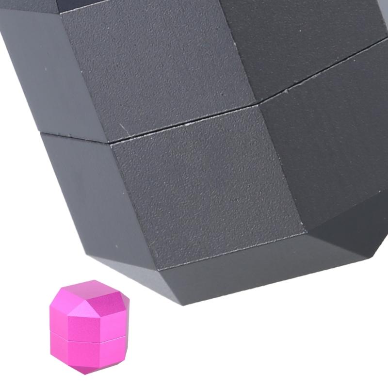 2-Layer Octagonal Portable Pool Chalks Holder Magnetic Billiard Cue Chalks Box Snooker Tool Billiard Chalks Case