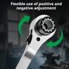 8 In 1 Ratchet Wrench Multifunctional Two-way Spanner Thickening Labor-saving Anti-rust Car Repair Tools Household Hardware Tool