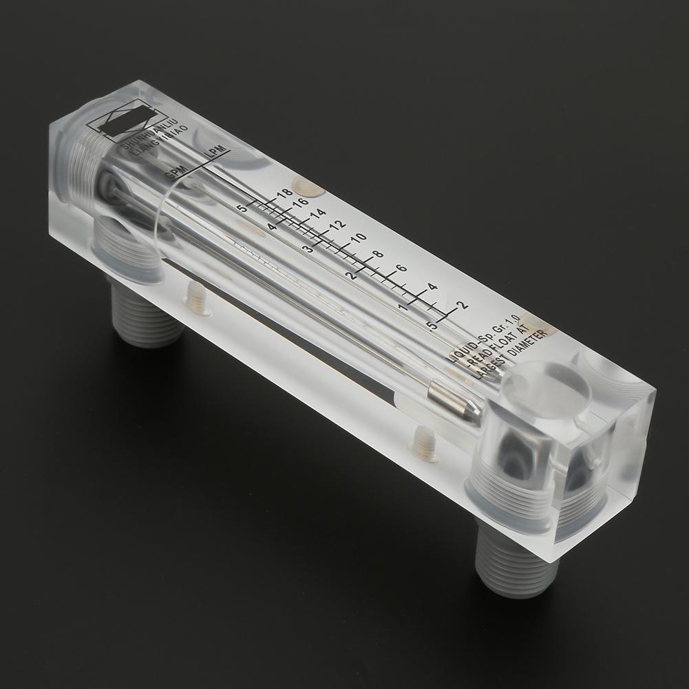 LZM 15 0.5 5GPM Knob Panel Type Liquid Flowmeter Flow Meter Measurement ZG1 4