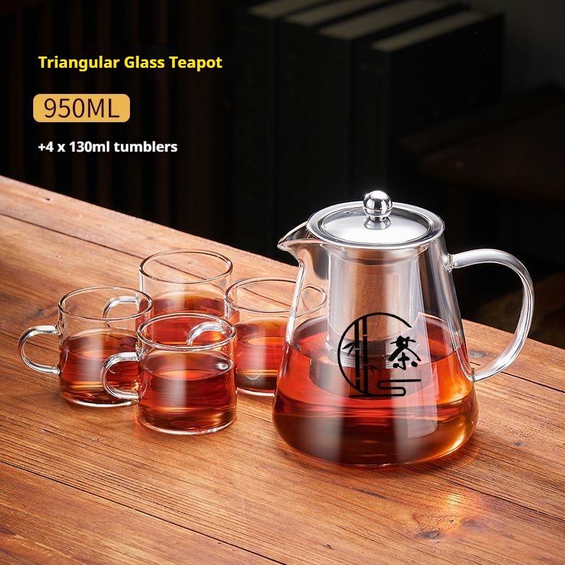 Gianxi Glass Tea Set Set With High Temperature Resistance New Type Of Boiling Tea Pot Electric Ceramic Stove With Glass Kettle