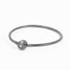925 Silber Schwarzer Stern Charm Armband Handgefertigter Schmuck Geschenk für Frauen Herzperlen Anhänger Passend