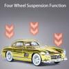 1:24 Scale 300SL S400L Car Toy Model Doors Opened Metal Diecast Electric-plated Vehicles Sound Light Models Collection Gifts Boy