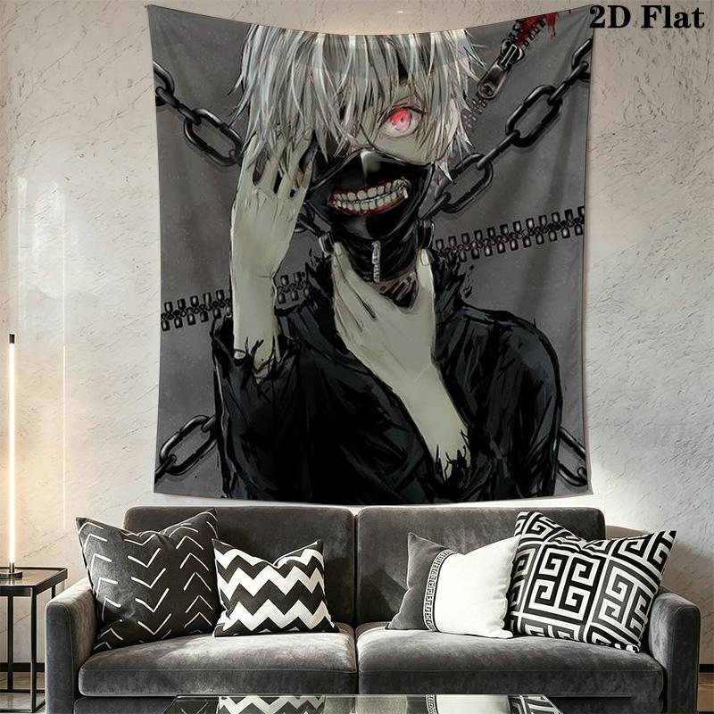 Dark Fantasy Warrior Tapestry Background Cloth Wallmounted Homestay Soft Decoration Tapestry Background Wall Hanging Cloth