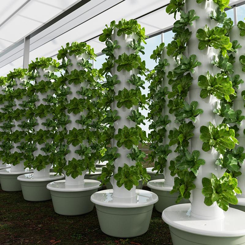 Hydroponic Growing System Indoor Outdoor Home Grow Herb Vertical Garden Tower Vegetable Planter Pot Kit DIY