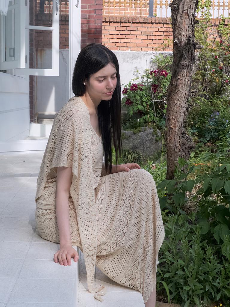 Mejongleuhaleu Maldives Set (Sleeveless + Skirt + Cuff) 2 Colors