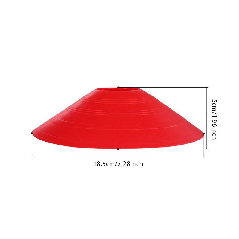 10Pcs Soccer Training Sign Dish Toy Pressure Resistant Cones Marker Discs Bucket Outdoor Basketball Training Sports Accesso Toy