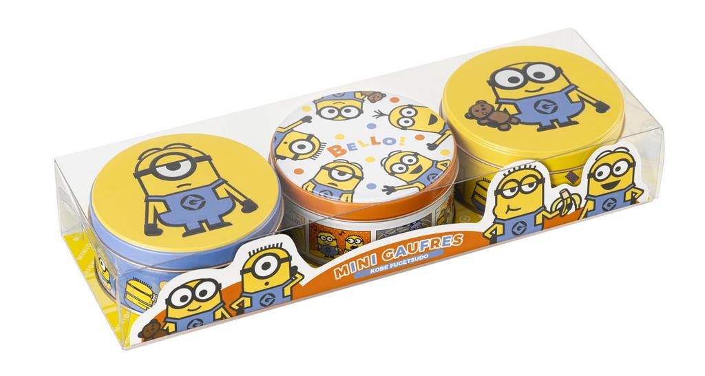 Kobe Fugetsudo Minion Mini Gaufres (3 pieces)