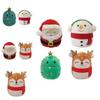 Squishmallow Plush Toy Santa Claus Soft And Cuddly Xmas Stuffed Animal Doll For Kids Birthday Gift